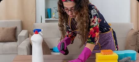 Requesting a move-out cleaning service.