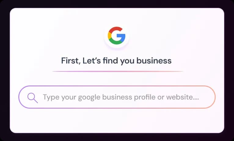 Add your website or Google Business Profile